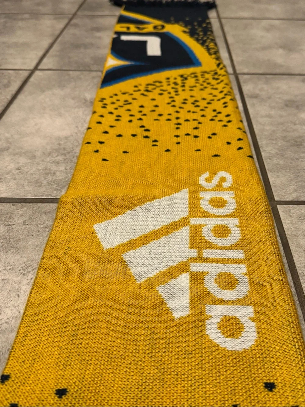 LA Galaxy MLS adidas Navy/Gold/White 2015 Fan Scarf